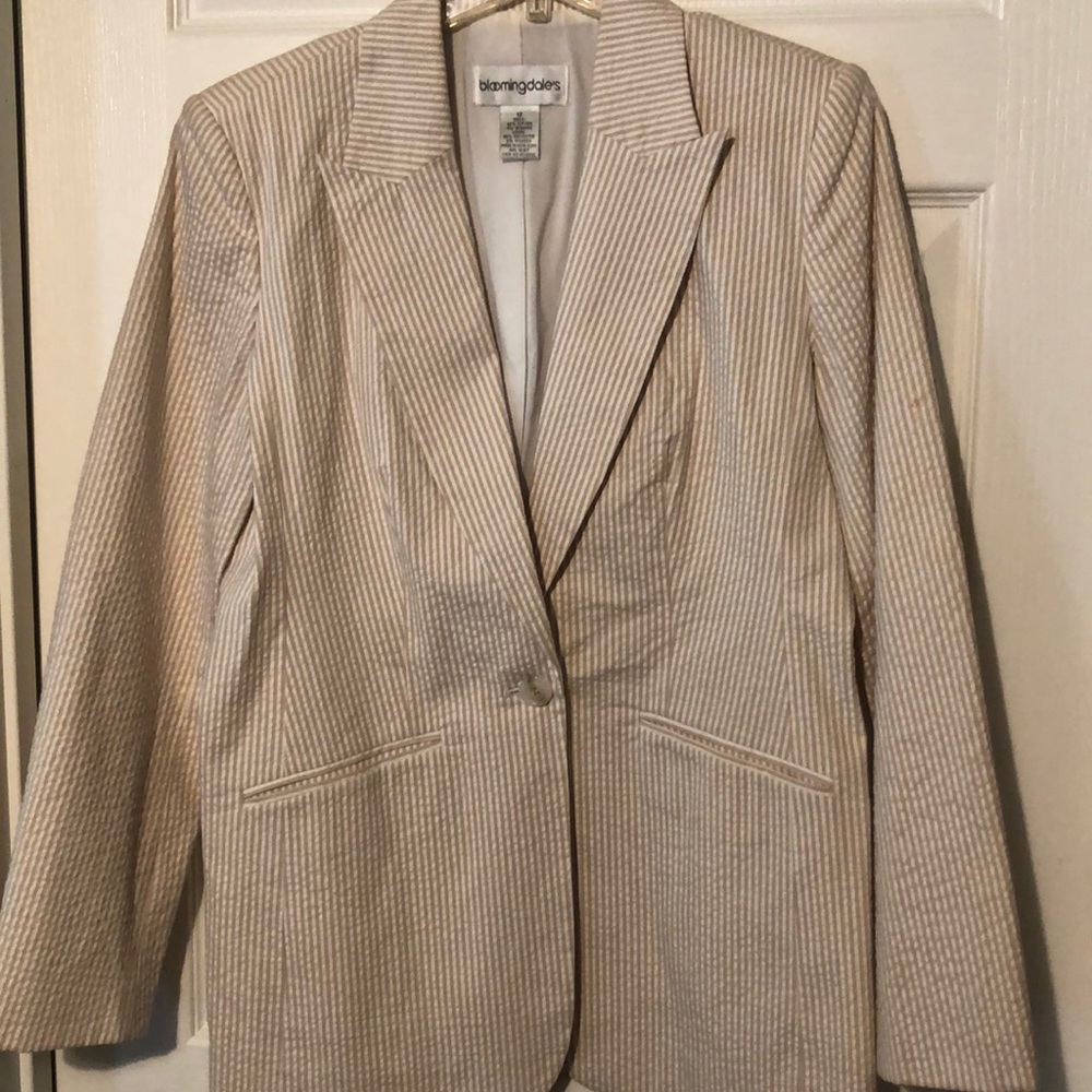 Bloomingdale’s Seersucker Jacket
